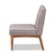 Baxton Studio Riordan Mid-Century Modern Grey Fabric and Walnut Brown Finished Wood Dining Chair 186-11356-Zoro - alternate 9